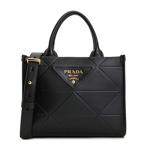 Prada Symbole leather handbag Black